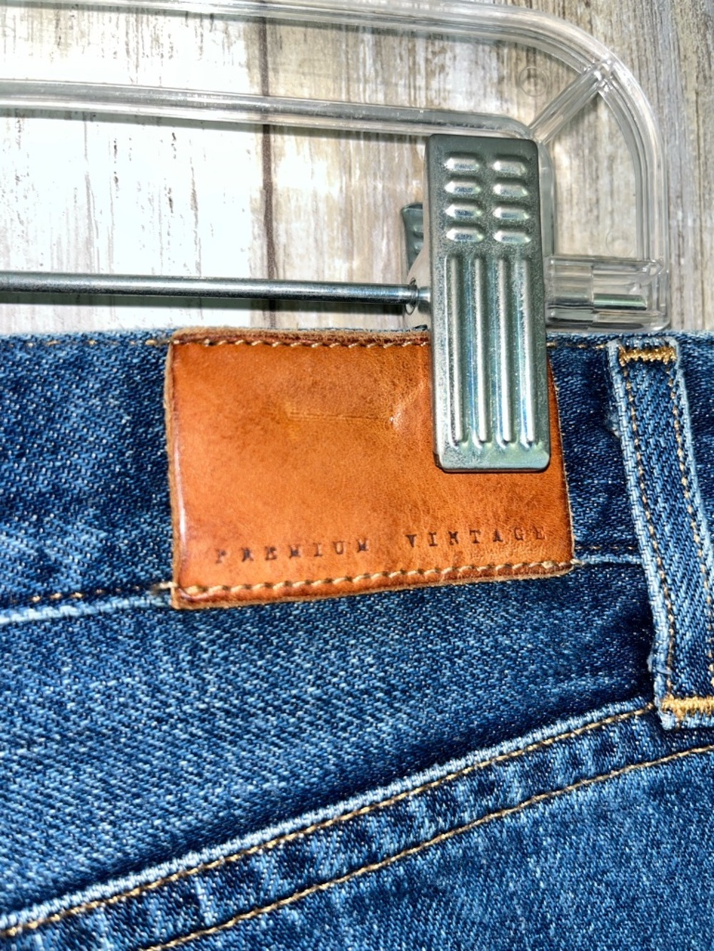 Citizens of Humanity Liya High Rise Classic Fit Crop Jeans Distressed Blue Denim - Picture 8 of 11